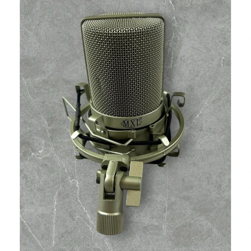 MXL MXL-990 Instrument Condenser Microphone Beginner XLR‎ Connector, Champagne